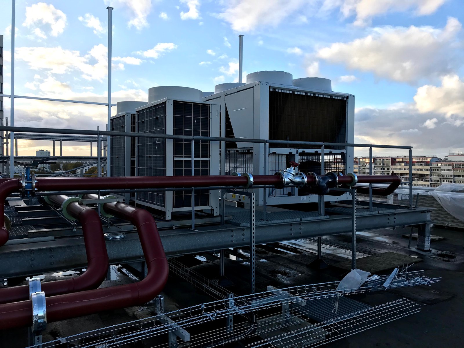 Intervention et soudure sur un réseau acier en chaufferie